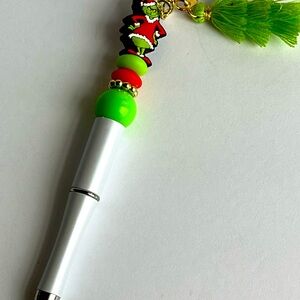 Grinch Bling Handmade Writing Pen